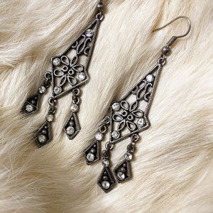 Beautiful Antique Vintage Style Chandelier Earrings